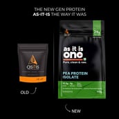 4 - AS-IT-IS Nutrition Pea Protein Isolate, 1.1 lb Unflavoured