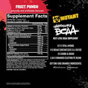 5 - Mutant Hardcore BCAA, 0.859 lb 30 Servings Fruit Punch