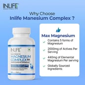7 - INLIFE Magnesium Complex 5x 2000mg, Unflavoured 60 tablet(s)