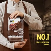 8 - MuscleBlaze High Protein Oats,  400 g  Cocoa Rich Chocolate