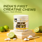 8 - MuscleBlaze Creatine Chews, Lemon 90 chewable tablet(s)
