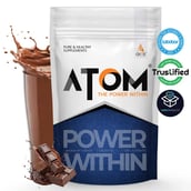 1 - AS-IT-IS Nutrition ATOM PWR Whey Protein XL, 4.4 lb Double Rich Chocolate