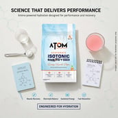 9 - AS-IT-IS Nutrition ATOM Rehydrate Isotonic Energy Drink, 2.2 lb Zesty Melon