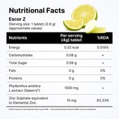 5 - Escor-Z Effervescent, 20 tablet(s) Lemon & Lime (Pack of 6)
