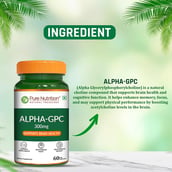 4 - Pure Nutrition Alpha-GPC 300mg,  60 veggie capsule(s) 