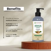 3 - Pure Nutrition Argan Oil Damage Repair Shampoo, 250 ml for Dry & Frizzy Hair