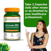 5 - Pure Nutrition Vitamin B1, Unflavoured 120 veggie capsule(s)