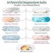 11 - Vlado's Himalayan Organics Liposomal Magnesium Complex 28000mg, Natural 60 tablets