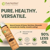 6 - Pure Nutrition Natural Sesame Oil Spray, 200 ml