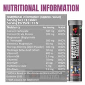 Potencia Calcium + Magnesium Effervescent, 15 tablet(s) Strawberry Rose (Pack of 3)