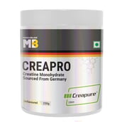 MuscleBlaze CreaPRO Creatine with Creapure® Powder from Germany, Unflavoured 0.55 lb