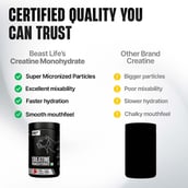 7 - BeastLife Creatine Monohydrate, Litchi 1.1 lb