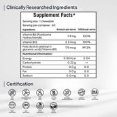7 - Miduty Methyl B-12 & Folate, 60 chewable tablet(s) Unflavoured