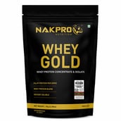 1 - Nakpro Whey Gold Protein Concentrate,  2.2 lb  Cookies & Cream 