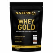 1 - Nakpro Whey Gold Protein Concentrate,  2.2 lb  Vanilla 