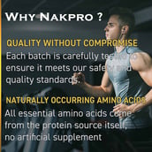6 - Nakpro Whey Gold Protein Concentrate,  2.2 lb  Vanilla 