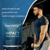 6 - Nakpro Impact Whey Protein, 2.2 lb Vanilla