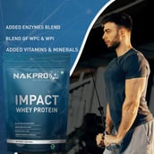 6 - Nakpro Impact Whey Protein, 2.2 lb Malai Kulfi (Pack of 2)