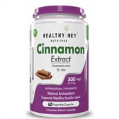 1 - HealthyHey Nutrition Cinnamon Extract, 60 capsules
