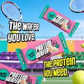 2 - Yogabar Protein Wafer (10g Protein), 10 bar(s) Strawberry Pop