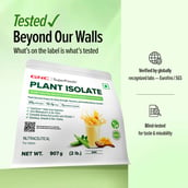 7 - GNC Plant Protein Isolate,  2 lb  Mango 
