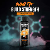 4 - BeastLife L-Carnitine with Vitamin B5 Liquid 3300mg, 450 ml Orange