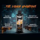 6 - BeastLife L-Carnitine with Vitamin B5 Liquid 1100mg, 450 ml Orange