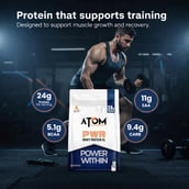 5 - AS-IT-IS Nutrition ATOM PWR Whey Protein XL,  2.2 lb  Choco Hazel Fusion 