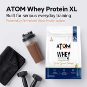 4 - AS-IT-IS Nutrition ATOM Whey Protein XL, 4.4 lb Double Rich Chocolate