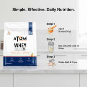 9 - AS-IT-IS Nutrition ATOM Whey Protein XL, 4.4 lb Double Rich Chocolate