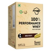 1 - Avvatar 100% Performance Whey, 5 sachets/pack Malai Kulfi