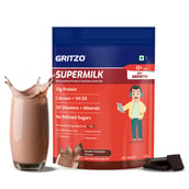 1 - Supermilk Gritzo Growth for Boy 13+ years, 335 g Double Chocolate (Pouch)