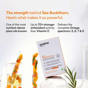 2 - Origins Nutra Sea Buckthorn Oil 500mg,  28 softgels 
