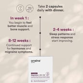 5 - Origins Nutra Magnesium + D3 + K2 for Women,  Unflavoured (Pack of 3)  56 capsules 