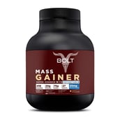 1 - Bolt Mass Gainer Super-Charged With Phycocyanin, 2 lb Piedmont Chocolate
