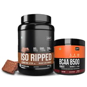 1 - QNT ISO Ripped 2.2 lb Choco Brownie with BCAA 8500 Combo, 0.39 lb Cola