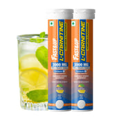 1 - Fast & Up L Carnitine 3000mg Effervescent,  10 tablet(s)  Lemon (Pack of 2) 
