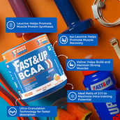 3 - Fast & Up BCAA, 0.62 lb 40 Servings Tangy Orange