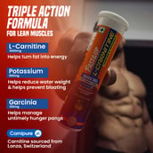 3 - Fast & Up L Carnitine 3000mg Effervescent, 10 tablet(s) Lemon