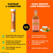 5 - Fast & Up Lean Body with L-Carnitine 2000mg, 20 tablet(s) Lemon (Pack of 3)