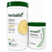 Herbalife Formula 1 Nutritional Shake Mix and Personalized Protein Powder Combo,  2 Piece(s)/Pack  French Vanilla + Unflavoured 
