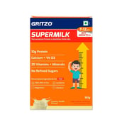 7 - Supermilk Gritzo Growth+ for Boy 7 to 12 years, 10 Piece(s)/Pack Creamy Vanilla