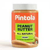 1 - Pintola All Natural Peanut Butter,  1 kg  Creamy 