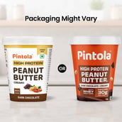 2 - Pintola High Protein Peanut Butter, 0.510 kg Dark Chocolate Creamy