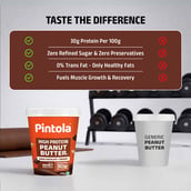 7 - Pintola High Protein Peanut Butter, 0.510 kg Dark Chocolate Creamy