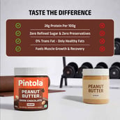 4 - Pintola Dark Chocolate Peanut Butter, 0.350 kg Creamy