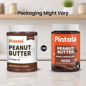 2 - Pintola Dark Chocolate Peanut Butter, 1 kg Crunchy