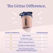 7 - Supermilk Gritzo Growth for Girl 10 to 12 years, 400 g Double Chocolate
