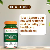 6 - Pure Nutrition Hyaluronic Acid,  Unflavoured  60 veggie capsule(s) 