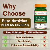 4 - Pure Nutrition Korean Ginseng, 120 veggie capsule(s)